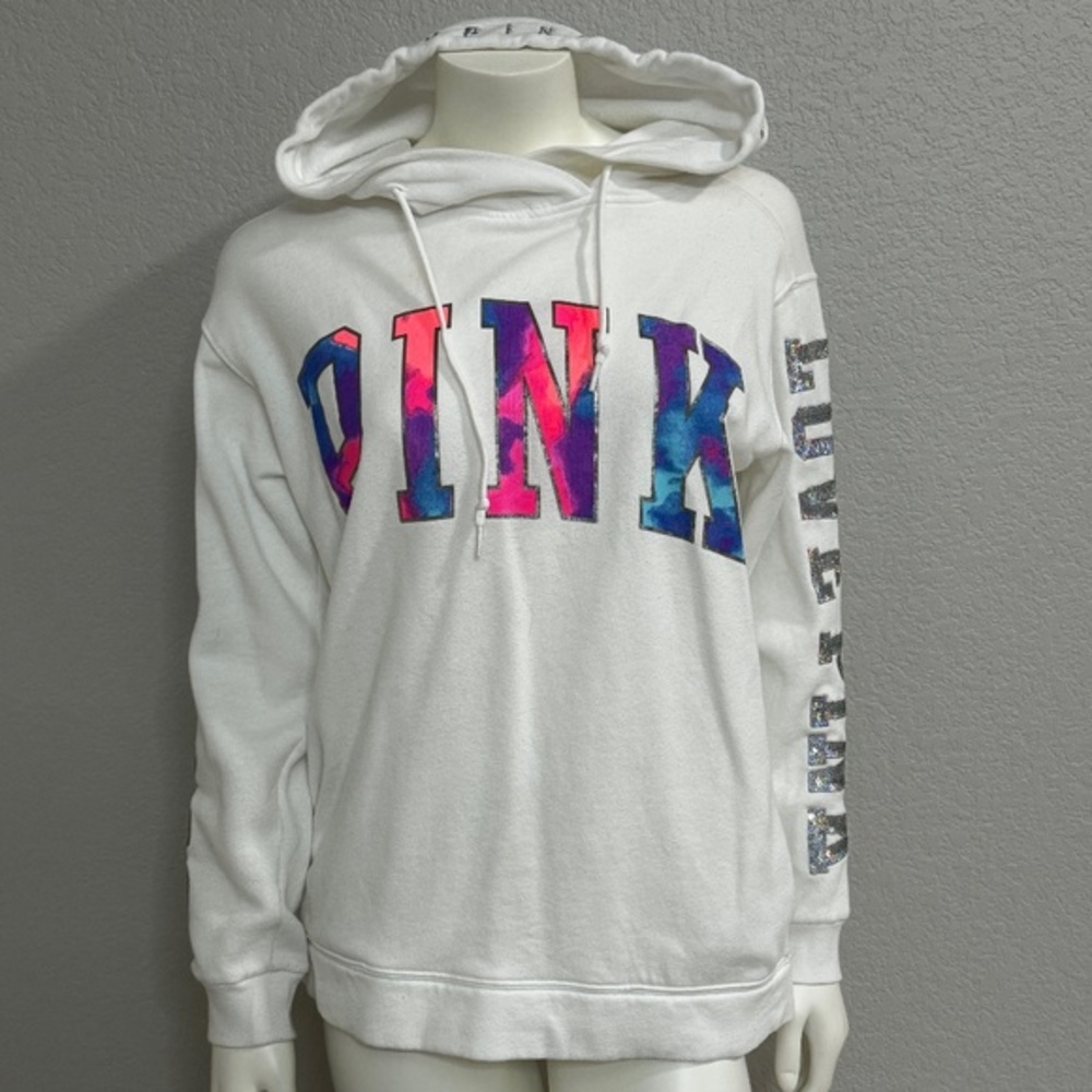 PINK Sequin Tie Dye Hoodie